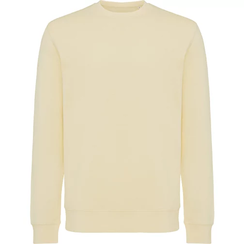 Iqoniq Etosha Lightweight Sweater en coton recyclé, cream yellow, Image 2