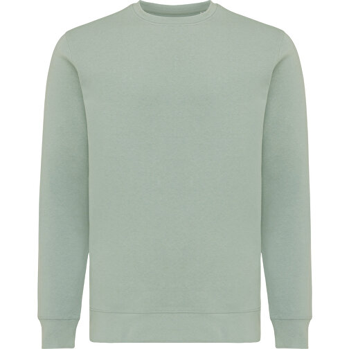 Iqoniq Etosha Lightweight Sweater laget av resirkulert bomull, Iceberg green, Bilde 2