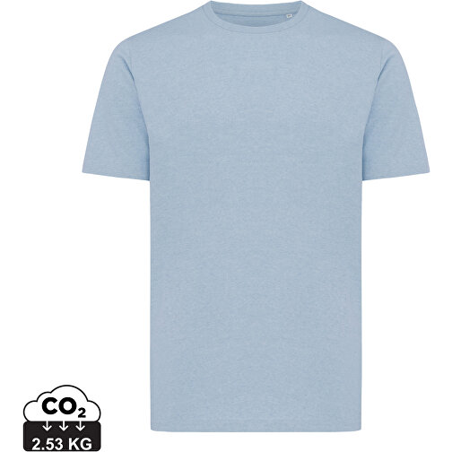 Iqoniq Sierra Lightweight T-Shirt Aus Recycelter Baumwolle, Light Heather Blue , light heather blue, 30% recycelte und 70% biologische Baumwolle, XL, , Bild 1