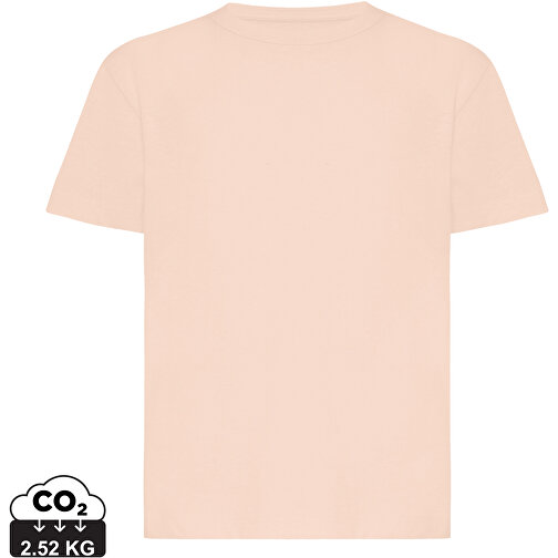 Iqoniq Koli Kids T-Shirt Aus Recycelter Baumwolle, Peach Nectar , peach nectar, 30% recycelte und 70% biologische Baumwolle, 11-12, , Bild 1