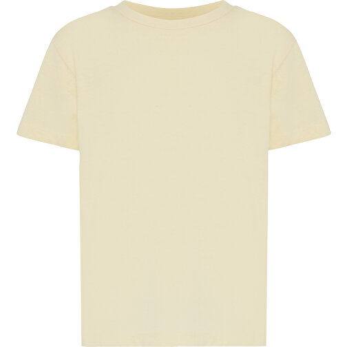 Iqoniq Koli Kids T-Shirt Aus Recycelter Baumwolle, Cream Yellow , cream yellow, 30% recycelte und 70% biologische Baumwolle, 34, , Bild 2