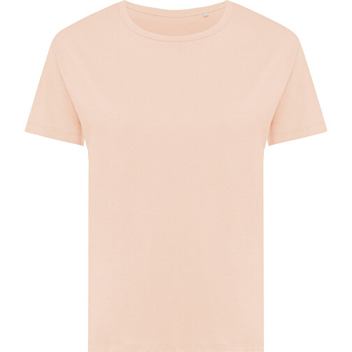 Iqoniq Yala Damen T-Shirt Aus Recycelter Baumwolle, Peach Nectar , peach nectar, 30% recycelte und 70% biologische Baumwolle, XXS, , Bild 2