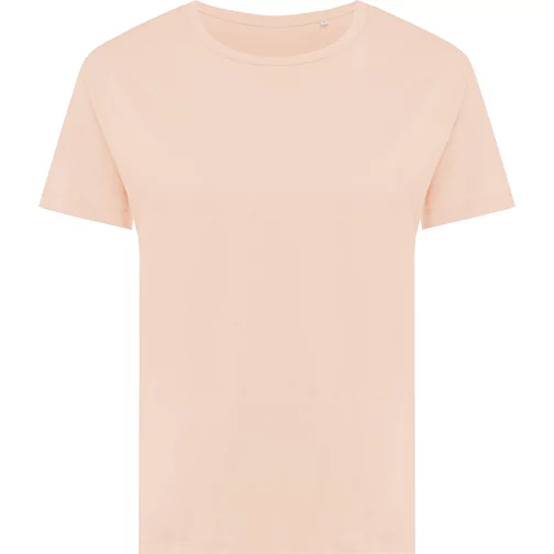 Iqoniq Yala T-shirt femme en coton recyclé, peach nectar, Image 2