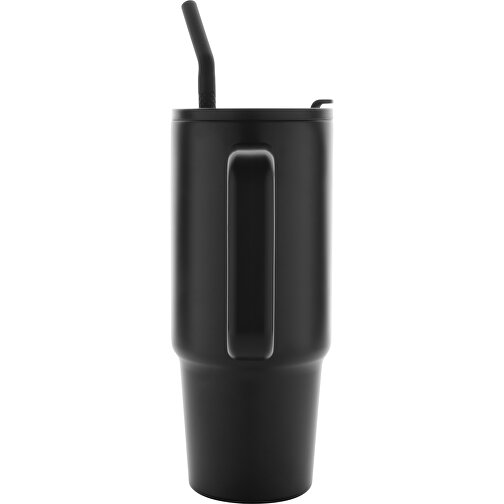 Embrace Deluxe Becher Aus RCS Recyceltem Edelstahl 900ml, Schwarz , schwarz, Rostfreier Stahl - recycelt,PP, 23,50cm (Höhe), Bild 5