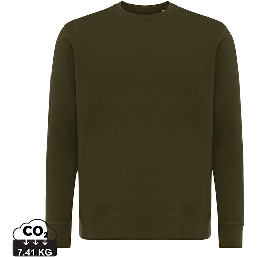 Iqoniq Etosha Lightweight Sweater Aus Recycelter Baumwolle, Khaki , khaki, 30% recycelte und 70% biologische Baumwolle, XXL, , Bild 1