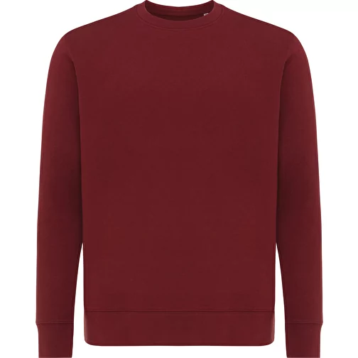 Iqoniq Etosha Lightweight Sweater en coton recyclé, bordeaux, Image 2