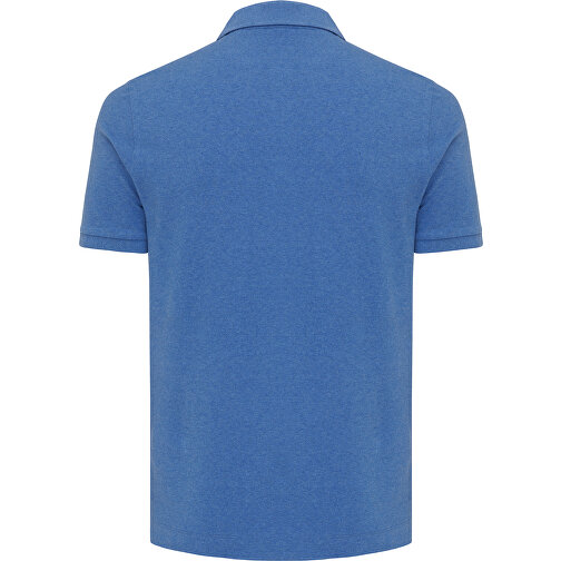 Iqoniq Yosemite Piqué-Poloshirt Aus Recycelter Baumwolle, Heather Blue , heather blue, 50% recycelte und 50% biologische Baumwolle, S, , Bild 3