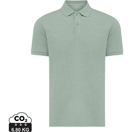 Iqoniq Yosemite Piqué-Poloshirt Aus Recycelter Baumwolle, Iceberg Green , Iceberg green, 50% recycelte und 50% biologische Baumwolle, XS, , Bild 1