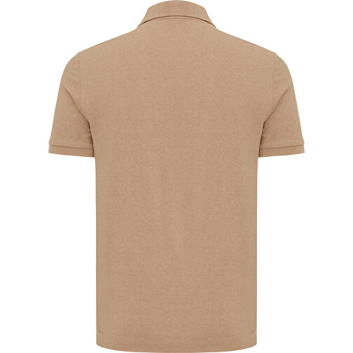 Iqoniq Yosemite Piqué-Poloshirt Aus Recycelter Baumwolle, Heather Brown , heather brown, 50% recycelte und 50% biologische Baumwolle, XXL, , Bild 3