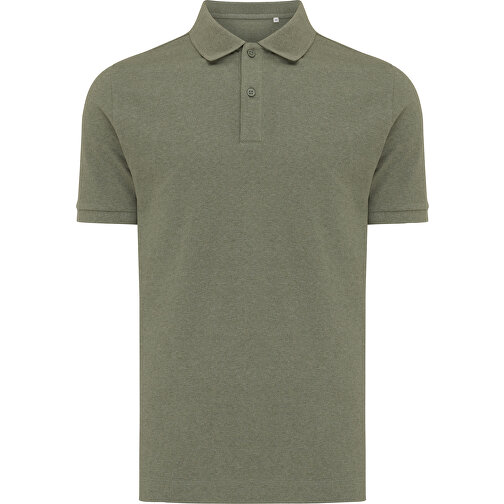 Iqoniq Yosemite Piqué-Poloshirt Aus Recycelter Baumwolle, Heather Green , heather green, 50% recycelte und 50% biologische Baumwolle, S, , Bild 2