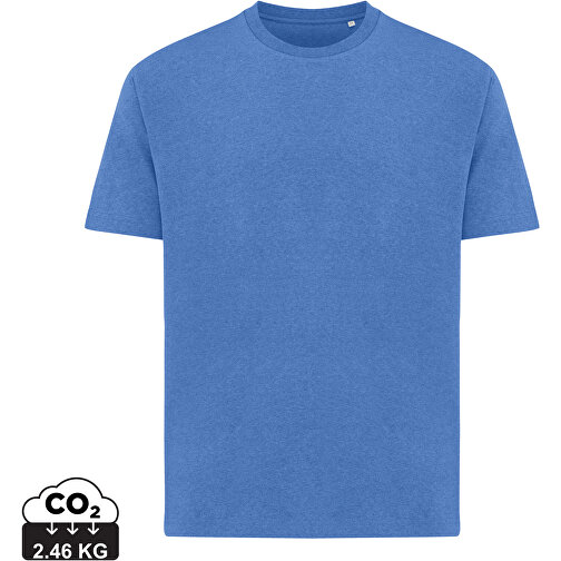 Iqoniq Teide T-Shirt Aus Recycelter Baumwolle, Heather Blue , heather blue, 50% recycelte und 50% biologische Baumwolle, XXXL, , Bild 1