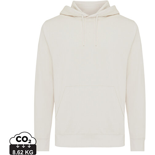 Iqoniq Rila Lightweight Hoodie Aus Recycelter Baumwolle, Ivory White , ivory white, 30% recycelte und 70% biologische Baumwolle, XXXL, , Bild 1