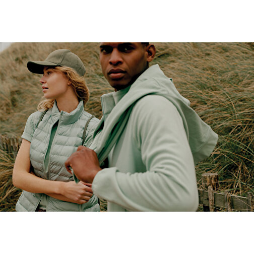 Iqoniq Rila Lightweight Hoodie Aus Recycelter Baumwolle, Iceberg Green , Iceberg green, 30% recycelte und 70% biologische Baumwolle, XS, , Bild 6