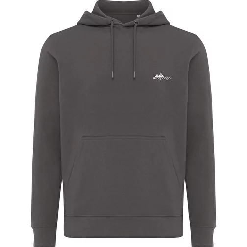 Iqoniq Rila Lightweight Hoodie en coton recyclé, anthracite, Image 4