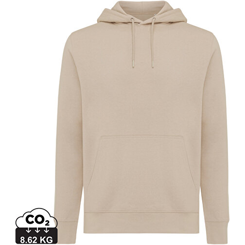 Iqoniq Rila Lightweight Hoodie Aus Recycelter Baumwolle, Desert , desert, 30% recycelte und 70% biologische Baumwolle, S, , Bild 1