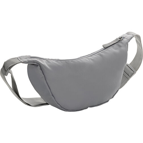 Crescent AWARET RPET Half-Moon Sling Bag, sølvgrå, Billede 1