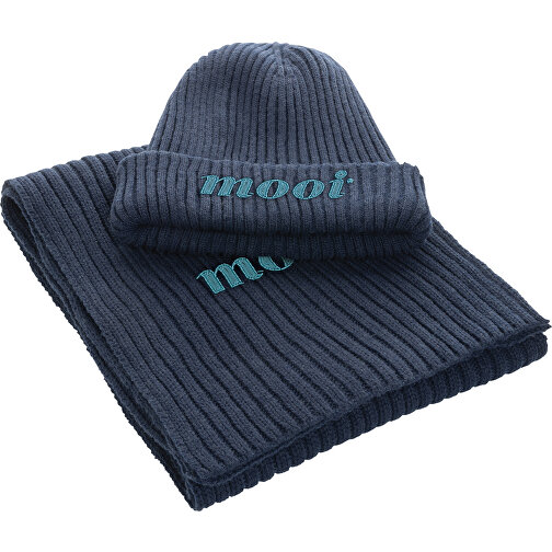 Impact AWARET Cappello a maglia doppia in Polylana®, blu navy, Immagine 4