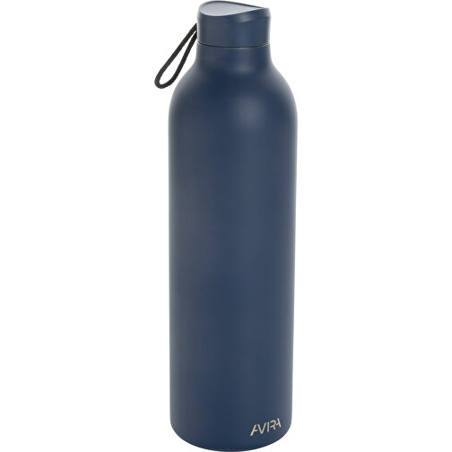 Avira Avior RCS Recycelte Stainless-Steel Flasche 1L, Navy Blau , navy blau, Rostfreier Stahl - recycelt,Polypropylen - recycelt, 28,80cm (Höhe), Bild 1