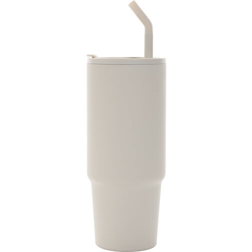 Embrace Deluxe Becher Aus RCS Recyceltem Edelstahl 900ml, Beige , beige, Rostfreier Stahl - recycelt,PP, 14,70cm x 23,50cm (Länge x Höhe), Bild 3