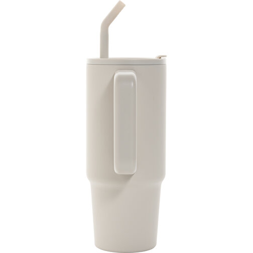 Embrace Deluxe-mugg tillverkad av RCS-återvunnet rostfritt stål 900 ml, beige, Bild 5