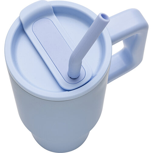 Embrace Deluxe Becher Aus RCS Recyceltem Edelstahl 900ml, Hellblau , hellblau, Rostfreier Stahl - recycelt,PP, 14,70cm x 23,50cm (Länge x Höhe), Bild 6