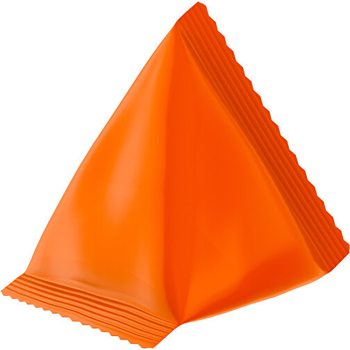 Fruchtgummi Tetraeder Trolli , Trolli, orange, Folie, 7,00cm x 6,50cm (Höhe x Breite), Bild 1