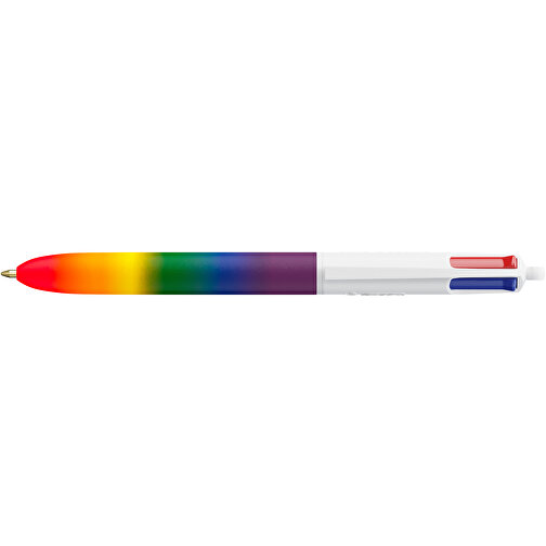 BIC® 4 Colours® Rainbow Decor + nøkkelbånd med silketrykk, Bilde 4