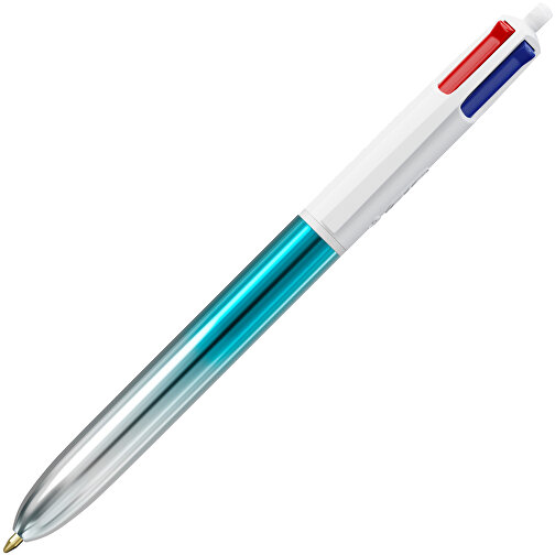 BIC® 4 Colours® Bicolour + silketrykk på nøkkelbånd, Bilde 3