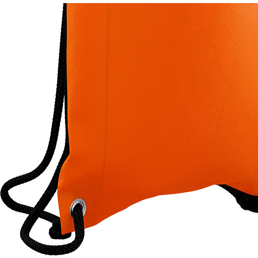 Premium Sportbeutel ColourPrime , orange / schwarz, Sublimation-fabric 200g - Polyester (PU), 33,00cm x 45,00cm (Höhe x Breite), Bild 5