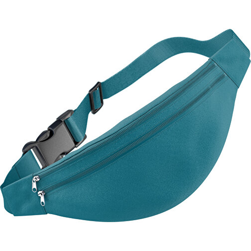 Stylische Gürteltasche Fanny , atlantikblau, Sublimation-fabric 200g - Polyester (PU), 13,00cm x 33,00cm (Höhe x Breite), Bild 1