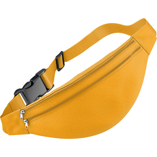 Stylische Gürteltasche Fanny , hellorange, Sublimation-fabric 200g - Polyester (PU), 13,00cm x 33,00cm (Höhe x Breite), Bild 1