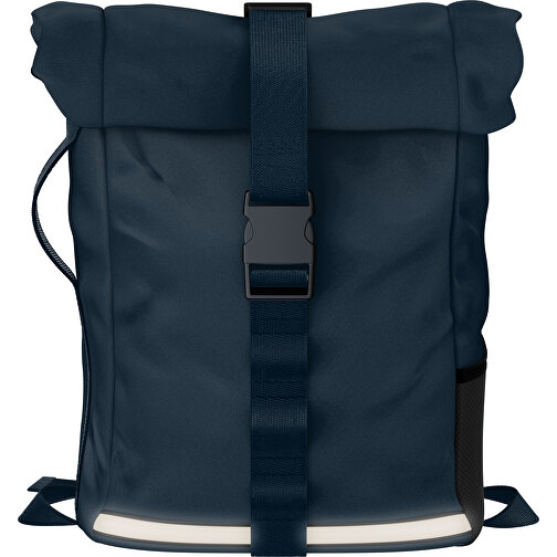 Rolltop Rucksack Comfort , heidelbeerblau, Sublimation-fabric 200g - Polyester (PU), 29,50cm x 13,00cm x 33,00cm (Länge x Höhe x Breite), Bild 1