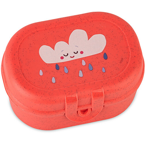 PASCAL MINI DREAMS Snackbox , Koziol, organic red dreams, ORGANIC BIO-CIRCULAR, 9,60cm x 5,20cm x 7,00cm (Länge x Höhe x Breite), Bild 1