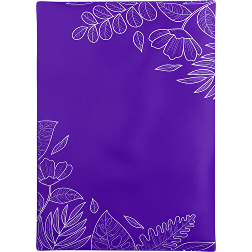 Samentütchen Klein - Recyclingpapier - Sommerblumenmischung , violet / weiss, Saatgut, Papier, 8,20cm x 11,40cm (Länge x Breite), Bild 1