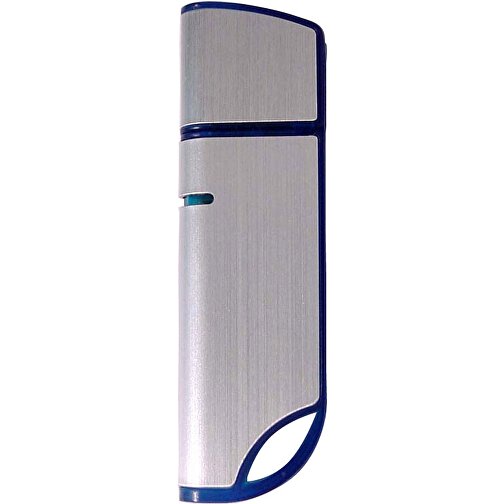 USB-Stick AVANTGARDE 3.0 8GB , Promo Effects MB , silber / blau MB , 8 GB , Aluminium / Kunststoff MB , 10 - 45 MB/s MB , 6,80cm x 0,90cm x 2,00cm (Länge x Höhe x Breite), Bild 1