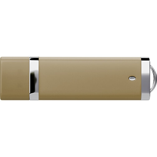 PromoPerfect USB-STICK 2.0 PLASTIK , gold MB , 65 GB , Gummiplastik, Kunststoff MB , 7,00cm x 0,70cm x 2,00cm (Länge x Höhe x Breite), Bild 2