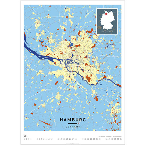 Map Art , Papier, 49,00cm x 68,00cm (Länge x Breite), Bild 6