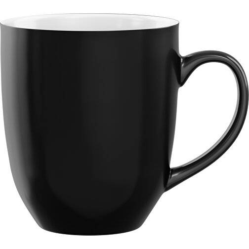 Bella Innen Farbig Außen Schwarz 330ml , schwarz / weiß, New Bone China Porzellan, 9,40cm x 12,00cm (Höhe x Breite), Bild 1