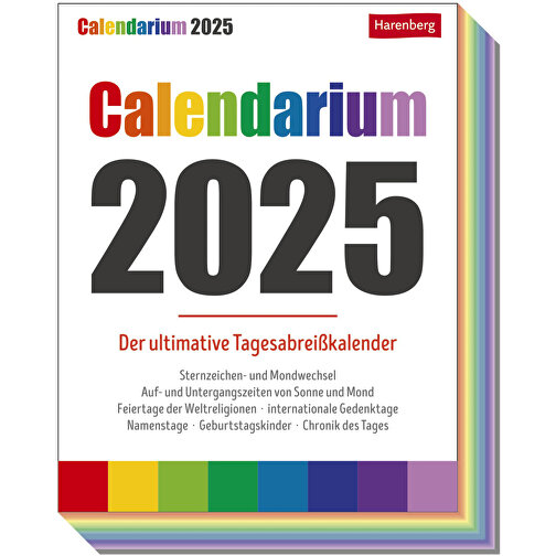 Calendarium Tagesabreißkalender , Papier, 11,00cm x 14,00cm (Länge x Breite), Bild 1