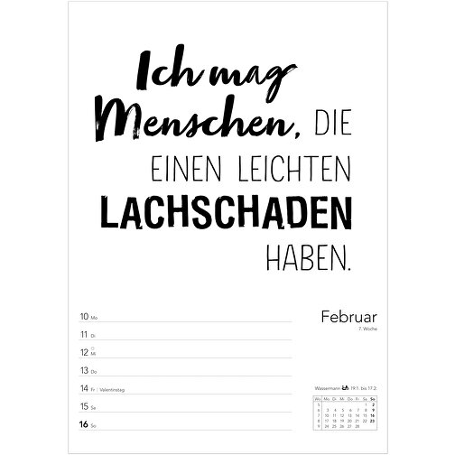 Typo-Sprüche-Kalender , Papier, 25,00cm x 35,50cm (Länge x Breite), Bild 8