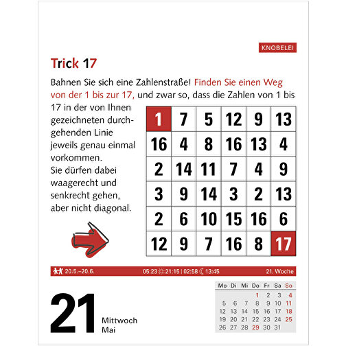 Meyers Grips-Gymnastik Tagesabreisskalender , Papier, 11,00cm x 14,00cm (Länge x Breite), Bild 6