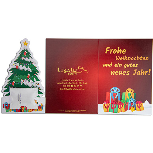 Carte de sapin de Noël - Avec marquage digital, Image 3