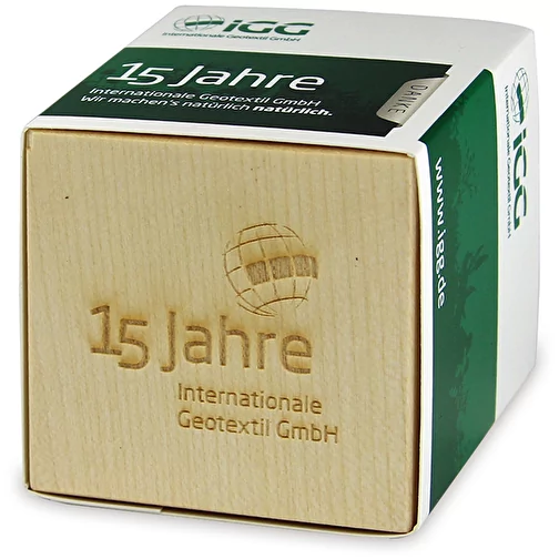 Pot cube bois maxi avec graines - ciboulette, 1 sites gravés au laser, Image 4