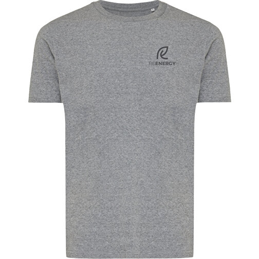 Iqoniq Brett T-shirt en coton recyclé, non teint anthracite clair, Image 3