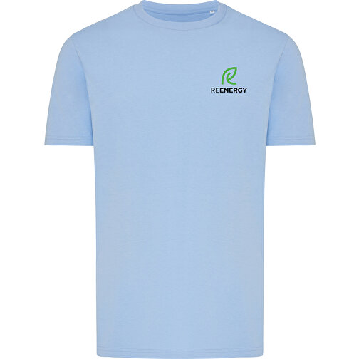 Iqoniq Brett T-Shirt Aus Recycelter Baumwolle, Sky Blue , sky blue, 30% recycelte und 70% biologische Baumwolle, S, 69,00cm x 0,50cm x 49,00cm (Länge x Höhe x Breite), Bild 3