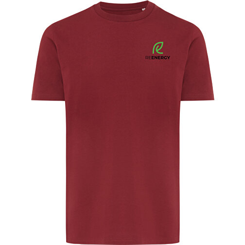 Iqoniq Brett T-Shirt Aus Recycelter Baumwolle, Burgunderrot , burgunderrot, 30% recycelte und 70% biologische Baumwolle, XS, 67,00cm x 0,50cm x 46,00cm (Länge x Höhe x Breite), Bild 3