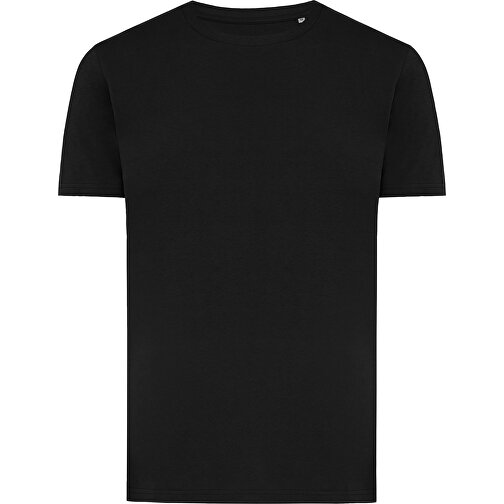 Iqoniq Brett T-Shirt Aus Recycelter Baumwolle, Schwarz , schwarz, 30% recycelte und 70% biologische Baumwolle, XXL, 77,00cm x 0,50cm x 61,00cm (Länge x Höhe x Breite), Bild 1