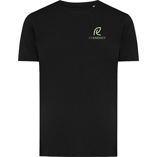 Iqoniq Brett T-Shirt Aus Recycelter Baumwolle, Schwarz , schwarz, 30% recycelte und 70% biologische Baumwolle, M, 71,00cm x 0,50cm x 52,00cm (Länge x Höhe x Breite), Bild 3