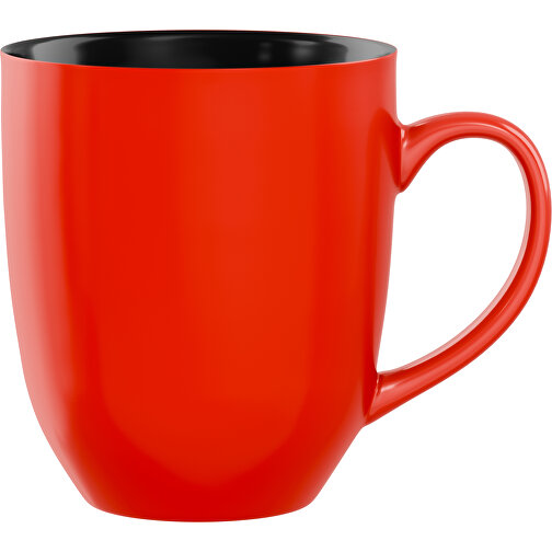 Bella Aussen Farbig Innen Schwarz 330ml , rot / schwarz, New Bone China Porzellan, 9,40cm x 12,00cm (Höhe x Breite), Bild 1