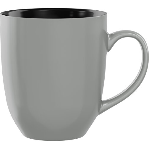 Bella Aussen Farbig Innen Schwarz 330ml , grau / schwarz, New Bone China Porzellan, 9,40cm x 12,00cm (Höhe x Breite), Bild 1